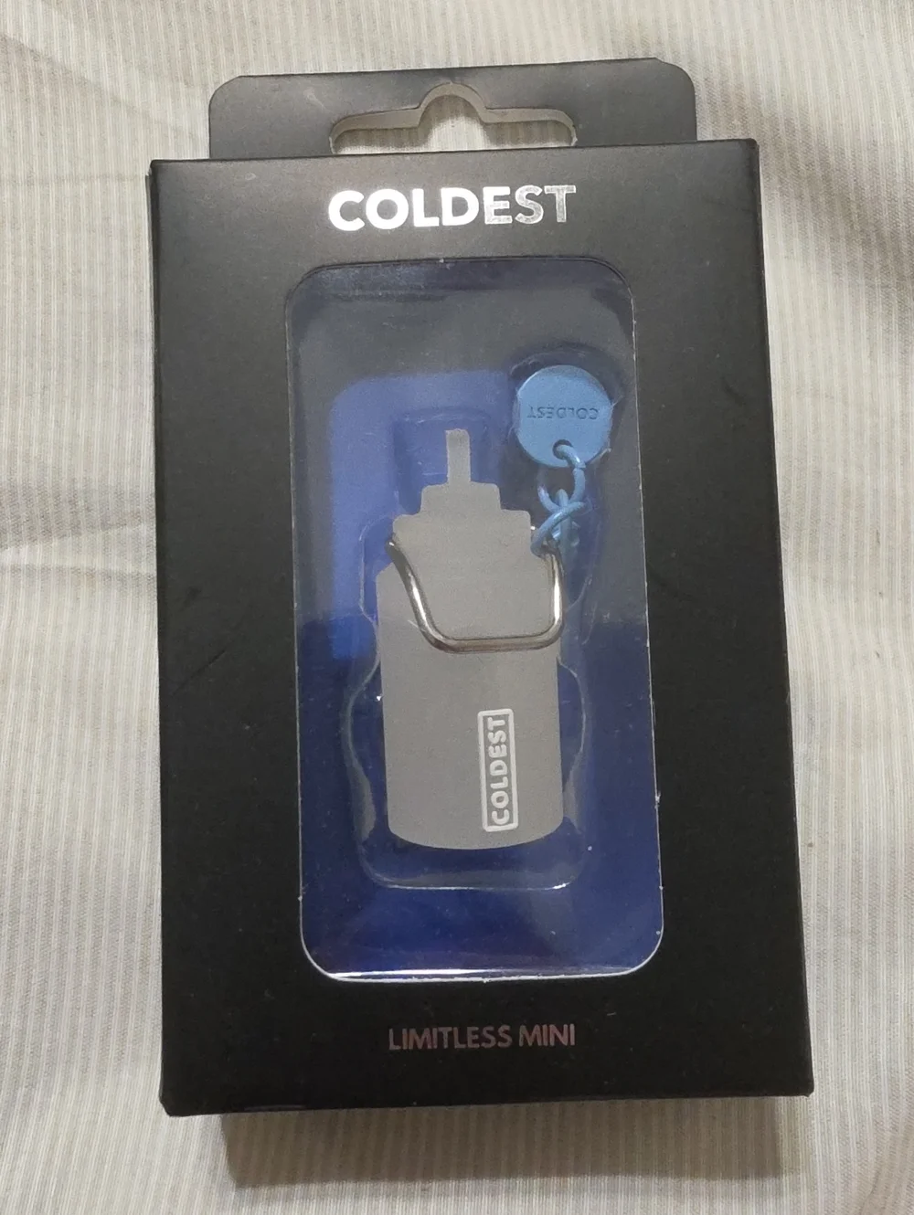 Limitless Mini Keychain Charger - Gray & Blue